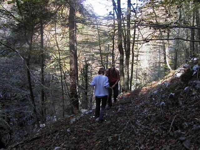 Christine und Karpatenwilli auf der Strecke