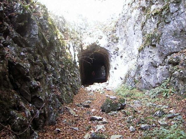 Tunnel der alten Bahnstrecke