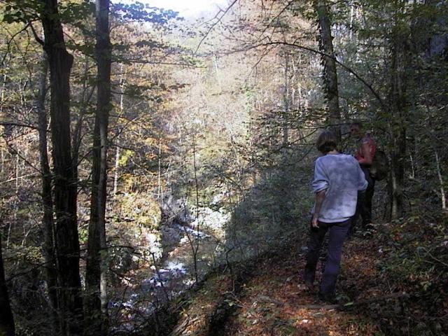 Christine in der Schlucht